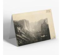 NOTELET - Vintage California USA - Yosemite Valley from Artist's Point (b)