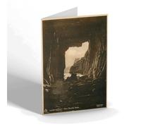 NOTELET - Vintage Channel Islands - Looking Thro' the Devil's Hole, Jersey