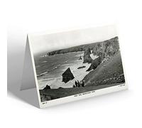 NOTELET - Vintage Cornwall - High Tide, Bedruthan Steps
