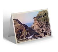 NOTELET - Vintage Cornwall - King Arthur's Castle, Tintagel (bc)