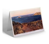NOTELET - Vintage Cornwall - View from Footpath to Vugga Cove, Crantock b
