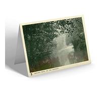 NOTELET - Vintage Derbyshire - Matlock Bath. On the Derwent