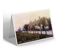 NOTELET - Vintage Derbyshire - Old Cottages & Schools, Burbage (b)