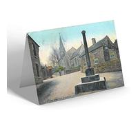 NOTELET - Vintage Derbyshire - Old Cross & Parish Church, Glossop