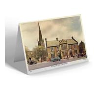 NOTELET - Vintage Derbyshire - The Crooked Spire, Chesterfield (b)