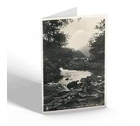 NOTELET - Vintage Derbyshire - The River Wye & Falls, Monsal Dale