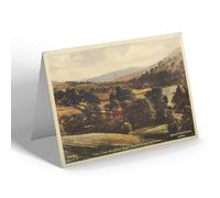 NOTELET - Vintage Derbyshire - View from Sheffield Road, Bamford (Derby) b