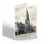 NOTELET - Vintage Derbyshire - Ye Olde Crooked Spire, Chesterfield
