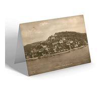 NOTELET - Vintage Devon - Kingswear from Dartmouth (a)