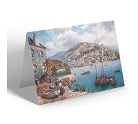 NOTELET - Vintage Devon - Kingswear from Dartmouth (b)