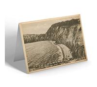 NOTELET - Vintage Devon - The Cliffs from Jacob's Ladder, Sidmouth