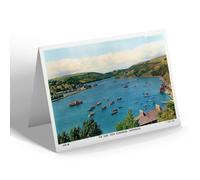 NOTELET - Vintage Devon - The Dart from Kingswear, Dartmouth (b)