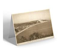 NOTELET - Vintage Devon - The Town and Bay from White Cliff, Seaton