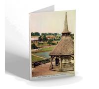 NOTELET - Vintage Devon - War Memorial and Playing Fields, Crediton (b)