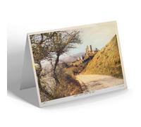 NOTELET - Vintage Dorset - Corfe Castle from the East (b)