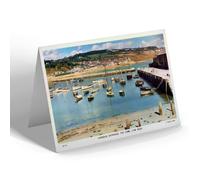 NOTELET - Vintage Dorset - Harbour Entrance, the Cobb, Lyme Regis (b)
