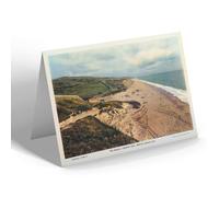 NOTELET - Vintage Dorset - The Beach Looking East, Burton Bradstock (b)