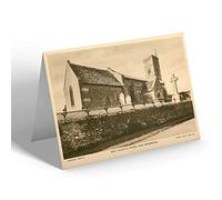 NOTELET - Vintage Dorset - West Knighton Church near Broadmayne