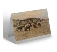 NOTELET - Vintage Durham - On the Sands At Roker, Sunderland (bc)