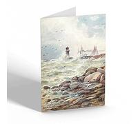 NOTELET - Vintage Durham - South Entrance Lighthouse, Sunderland