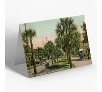NOTELET - Vintage Florida USA - Jacksonville. Main Street, Looking North