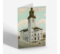 NOTELET - Vintage Florida USA - Jacksonville. Post Office and Custom-house