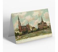 NOTELET - Vintage Georgia USA - Macon. Mercer University and Chapel