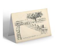 NOTELET - Vintage Gloucestershire - East Porticus, Chedworth Roman Villa