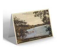 NOTELET - Vintage Hampshire - A Glimpse Of the River, Beaulieu (b)