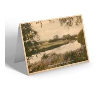 NOTELET - Vintage Hampshire - A Glimpse of the Stour, Christchurch