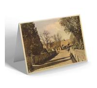 NOTELET - Vintage Hampshire - A Glimpse of the Village, Kings Somborne (b)