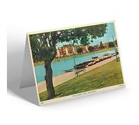 NOTELET - Vintage Hampshire - The Canoe Lake, Southsea