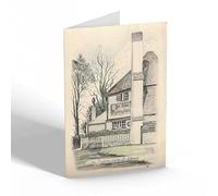 NOTELET - Vintage Hertfordshire - The Fighting Cocks, St. Albans (a)