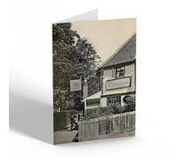 NOTELET - Vintage Hertfordshire - The Fighting Cocks, St. Albans (b)