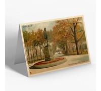 NOTELET - Vintage Illinois USA - Chicago. La Salle Monument - Lincoln Park