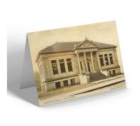 NOTELET - Vintage Illinois USA - Jacksonville. Public Library (b)