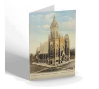 NOTELET - Vintage Illinois USA - Quincy. Vermont Street M E Church (b)