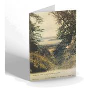NOTELET - Vintage Iowa USA - Clinton. A Peep at the Mississippi (b)