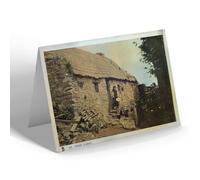 NOTELET - Vintage Ireland - An Irish Cabin (b)