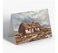 NOTELET - Vintage Ireland - An Irish Cabin, Roundwood