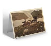 NOTELET - Vintage Ireland - An Irish Farmyard (ac)