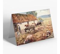NOTELET - Vintage Ireland - An Irish Farmyard (b)