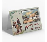 NOTELET - Vintage Ireland - Arrah Now Be Aisy! An Irish Colleen, Killarney