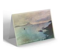 NOTELET - Vintage Ireland - Clare Island from Currane, Mallaranny (b)