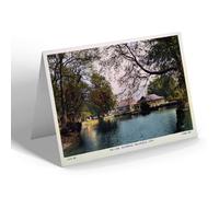 NOTELET - Vintage Isle of Man - The Lake, Silverdale, Ballasalla (b)