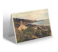 NOTELET - Vintage Isle of Wight - Castle Cove fr Mound Niton Undercliffe a b