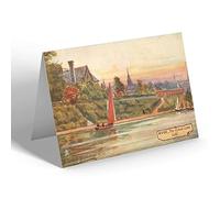 NOTELET - Vintage Isle of Wight - Ryde. The Canoe Lake