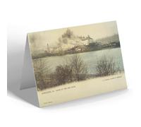 NOTELET - Vintage Kentucky USA - Ashland. Scene on the Ohio River (b)