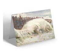 NOTELET - Vintage Lancashire - A Rough Sea, The Dog Wave, Blackpool