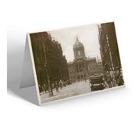 NOTELET - Vintage Lancashire - Castle Street and Town Hall, Liverpool